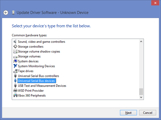 Figure 5 - Universal Serial Bus Device - Select.png